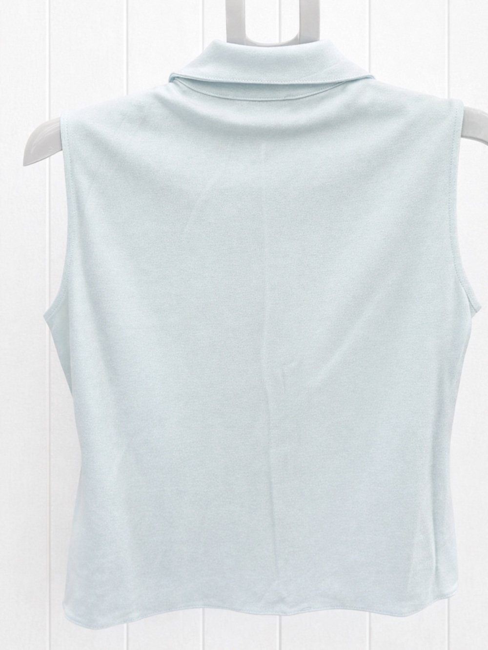 Calvin Klein Sleeveless Collared Top - Picture 3 of 4